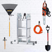 Load image into Gallery viewer, Garage Organizer Wall Mount Metal Hook Bicycle Hanger Hooks Anti-slip Storage Heavy Duty Hook For Car Garage Garden Tool
