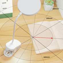 Load image into Gallery viewer, Table Lamp USB Reading Desk Lamp With Clip Book Night Light LED Touch 3 Modes Dimming Eye Protection Bedroom Reading Lamp