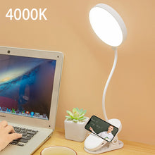 Load image into Gallery viewer, Table Lamp USB Reading Desk Lamp With Clip Book Night Light LED Touch 3 Modes Dimming Eye Protection Bedroom Reading Lamp