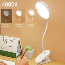 Load image into Gallery viewer, Table Lamp USB Reading Desk Lamp With Clip Book Night Light LED Touch 3 Modes Dimming Eye Protection Bedroom Reading Lamp