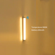 Load image into Gallery viewer, Wire-free Motion Sensor LED Under Cabinet Lamp Rechargeable Dimmable Charge and Plug Stairs Closet Room Aisle Tube Bulb
