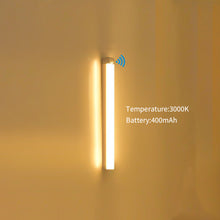 Load image into Gallery viewer, Wire-free Motion Sensor LED Under Cabinet Lamp Rechargeable Dimmable Charge and Plug Stairs Closet Room Aisle Tube Bulb