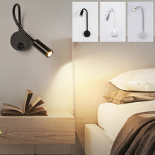 Load image into Gallery viewer, Bedside Working Study Reading Lamp Wall Lamp Wiring Installation 3W LED Book Lamp Wall Night Light Bedroom Study Lamp Spot Plug Cord