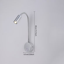Load image into Gallery viewer, Bedside Working Study Reading Lamp Wall Lamp Wiring Installation 3W LED Book Lamp Wall Night Light Bedroom Study Lamp Spot Plug Cord