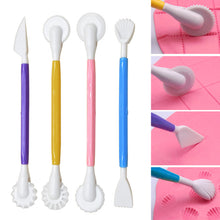 Load image into Gallery viewer, 4Pcs/Set Fondant Cake Decorating Pen Modelling Tools Pastry Carving Cutter Baking Craft Molds DIY Cake Decorating Tools