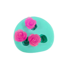 Load image into Gallery viewer, Mini Flowers Series Silicone Mold DIY Handmade Fondant Cake Baking Chocolate Sugar Cake Tool Resin Polymer Clay Making Mould