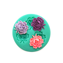 Load image into Gallery viewer, Mini Flowers Series Silicone Mold DIY Handmade Fondant Cake Baking Chocolate Sugar Cake Tool Resin Polymer Clay Making Mould