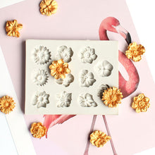 Load image into Gallery viewer, 11 Flower Silicone Fondant Cake Mold Cupcake Jelly Candy Chocolate Decoration For Baking Clay Mold Kitchenware