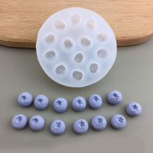 Load image into Gallery viewer, 3D Blueberry Raspberry Candle Mold Simulation Fruit Fondant Silicone Mould DIY Chocolate Cookie Baking Mold Cake Decorating Tool