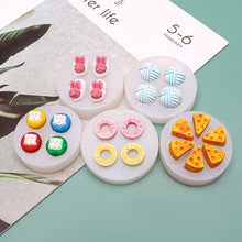 Load image into Gallery viewer, 3D Cheese Bunny Slippers Silicone Mold Fondant Silicone Mould DIY Chocolate Cookie Baking Mold Cake DIY Decorating Tool