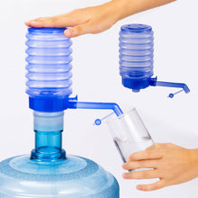 Load image into Gallery viewer, Manual Water Bottles Pump Hand Pressure Drinking Water Removable Tube Vacuum Action Manual Drinking Pump Dispenser