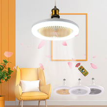 Load image into Gallery viewer, 30W E27 Ceiling Fan with Lights 85-265V LED Fan Lights Ceiling Lamp with Fan Electric Fan with Remote Control for Bedroom Living Room