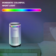 Load image into Gallery viewer, Portable Air Purifier for Home Car Negative Ion Air Cleaner For Smoke Pollen USB Quiet Deodorizer For Household Bedroom Office Auto Car