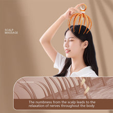 Load image into Gallery viewer, 18 Claw Detachable Head Massager Relaxing Scalp Meridian Massage Manual Head Massager Relax Decompression Tool