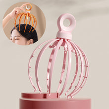 Load image into Gallery viewer, 18 Claw Detachable Head Massager Relaxing Scalp Meridian Massage Manual Head Massager Relax Decompression Tool