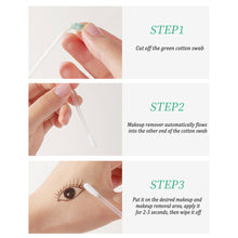Load image into Gallery viewer, Portable Makeup Removal Cotton Swab Mild Non-irritating Makeup Remover Convenient Cleansing Cotton Swab