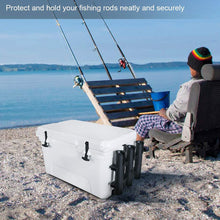 Load image into Gallery viewer, 1/2/3 Tubes Link Mount Fishing Rod Racks Holder With Slots Bracket For Saltwater Freshwater Space-Saving Fishing Accessories Tools