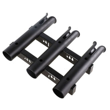 Load image into Gallery viewer, 1/2/3 Tubes Link Mount Fishing Rod Racks Holder With Slots Bracket For Saltwater Freshwater Space-Saving Fishing Accessories Tools