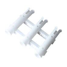Load image into Gallery viewer, 1/2/3 Tubes Link Mount Fishing Rod Racks Holder With Slots Bracket For Saltwater Freshwater Space-Saving Fishing Accessories Tools