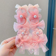 Load image into Gallery viewer, 10pcs Girls Sweet Mesh Hair Bands for Kids Children Bow Scrunchies Hair Ties Hair Rope Hair Circle Baby Hair Accessories