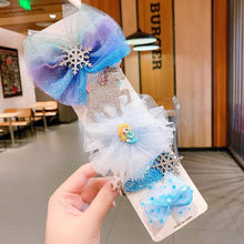 Load image into Gallery viewer, Girls Princess Hairpin Set Little Baby Sweet Cute Mesh Hair Clip Cute Hair Accessories Kids Barrette Side Clip Headwear