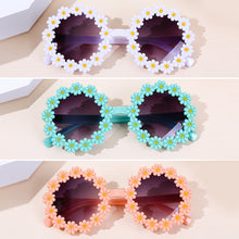 Load image into Gallery viewer, Children Cute Acrylic Flower Outdoor Sun Protection Sunglasses Baby Girls Classic Sunglasses Kids Boy UV400 Sunglasses