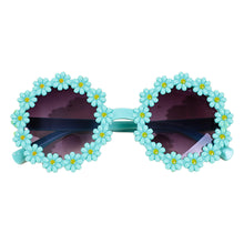 Load image into Gallery viewer, Children Cute Acrylic Flower Outdoor Sun Protection Sunglasses Baby Girls Classic Sunglasses Kids Boy UV400 Sunglasses
