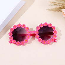 Load image into Gallery viewer, Children Cute Acrylic Flower Outdoor Sun Protection Sunglasses Baby Girls Classic Sunglasses Kids Boy UV400 Sunglasses