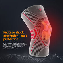 Load image into Gallery viewer, 1PC Professional Basketball Mountaineering Cycling Knitted Sports Knee Pads High Elastic Comfort Silicone Anti-Slip Anti-Damage Protective Gear
