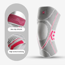 Load image into Gallery viewer, 1PC Professional Basketball Mountaineering Cycling Knitted Sports Knee Pads High Elastic Comfort Silicone Anti-Slip Anti-Damage Protective Gear