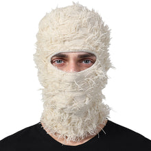 Load image into Gallery viewer, Funny Halloween Wool Balaclava Warm Headwear Party Ride Knitted Extended Neck Camo Mask