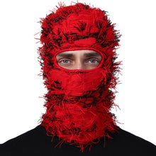 Load image into Gallery viewer, Funny Halloween Wool Balaclava Warm Headwear Party Ride Knitted Extended Neck Camo Mask