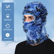 Load image into Gallery viewer, Funny Halloween Wool Balaclava Warm Headwear Party Ride Knitted Extended Neck Camo Mask