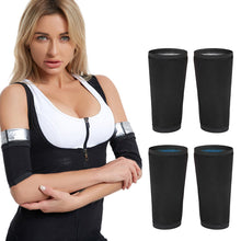 Load image into Gallery viewer, 1PC Arm Shaping Burst Sweat Arm Band Fitness Yoga Exercise Band Slimming Sweat Sauna Sleeve Arm Wrap Protector For Women
