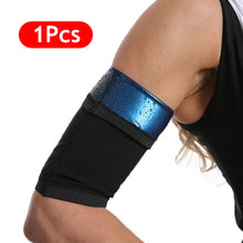 Load image into Gallery viewer, 1PC Arm Shaping Burst Sweat Arm Band Fitness Yoga Exercise Band Slimming Sweat Sauna Sleeve Arm Wrap Protector For Women