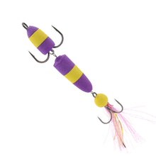 Load image into Gallery viewer, 4.5G EVA Multi-Section Foam Floating Luya Bait Multi-Colored Blood Tank High Carbon Steel Three-Book Hook Perch Bait