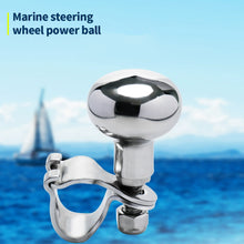 Load image into Gallery viewer, 316 Stainless Steel Boat Yacht Grip Knob Turning Helper Hand Control Steering Wheel Power Handle Ball for Marine