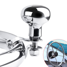 Load image into Gallery viewer, 316 Stainless Steel Boat Yacht Grip Knob Turning Helper Hand Control Steering Wheel Power Handle Ball for Marine