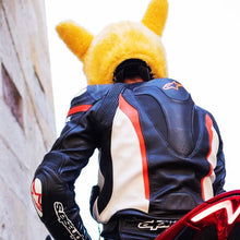 Load image into Gallery viewer, Motorcycle Helmet Protective Cover Cartoons Plush Helmet Hats Helmet Full Face Covers For Outdoor Fun Helmets Party Christmas