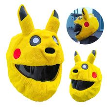 Load image into Gallery viewer, Motorcycle Helmet Protective Cover Cartoons Plush Helmet Hats Helmet Full Face Covers For Outdoor Fun Helmets Party Christmas