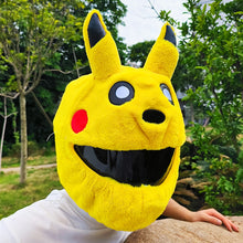 Load image into Gallery viewer, Motorcycle Helmet Protective Cover Cartoons Plush Helmet Hats Helmet Full Face Covers For Outdoor Fun Helmets Party Christmas