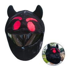 Load image into Gallery viewer, Motorcycle Helmet Protective Cover Cartoons Plush Helmet Hats Helmet Full Face Covers For Outdoor Fun Helmets Party Christmas
