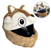 Load image into Gallery viewer, Motorcycle Helmet Protective Cover Cartoons Plush Helmet Hats Helmet Full Face Covers For Outdoor Fun Helmets Party Christmas