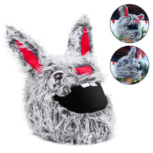 Load image into Gallery viewer, Motorcycle Helmet Protective Cover Cartoons Plush Helmet Hats Helmet Full Face Covers For Outdoor Fun Helmets Party Christmas