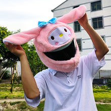 Load image into Gallery viewer, Motorcycle Helmet Protective Cover Cartoons Plush Helmet Hats Helmet Full Face Covers For Outdoor Fun Helmets Party Christmas