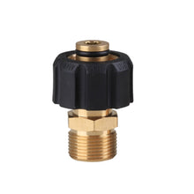 Load image into Gallery viewer, 1PC Pressure Washer Spray Adapter M22 14 Male To 1/4" 3/8" M22 Pressure Washer Quick Connector To Spray Gun Wand Lance Bayonet