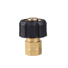 Load image into Gallery viewer, 1PC Pressure Washer Spray Adapter M22 14 Male To 1/4" 3/8" M22 Pressure Washer Quick Connector To Spray Gun Wand Lance Bayonet
