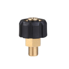 Load image into Gallery viewer, 1PC Pressure Washer Spray Adapter M22 14 Male To 1/4" 3/8" M22 Pressure Washer Quick Connector To Spray Gun Wand Lance Bayonet