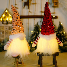 Load image into Gallery viewer, Glowing Gnome Christmas Decorations Faceless Dolls Christmas Decoration for Home Christmas Ornaments Navidad New Year 2024