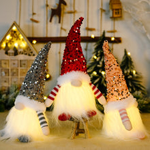 Load image into Gallery viewer, Glowing Gnome Christmas Decorations Faceless Dolls Christmas Decoration for Home Christmas Ornaments Navidad New Year 2024